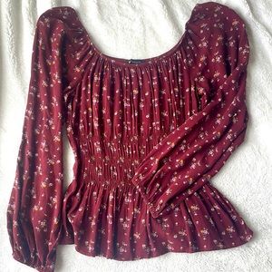 AE maroon long sleeve